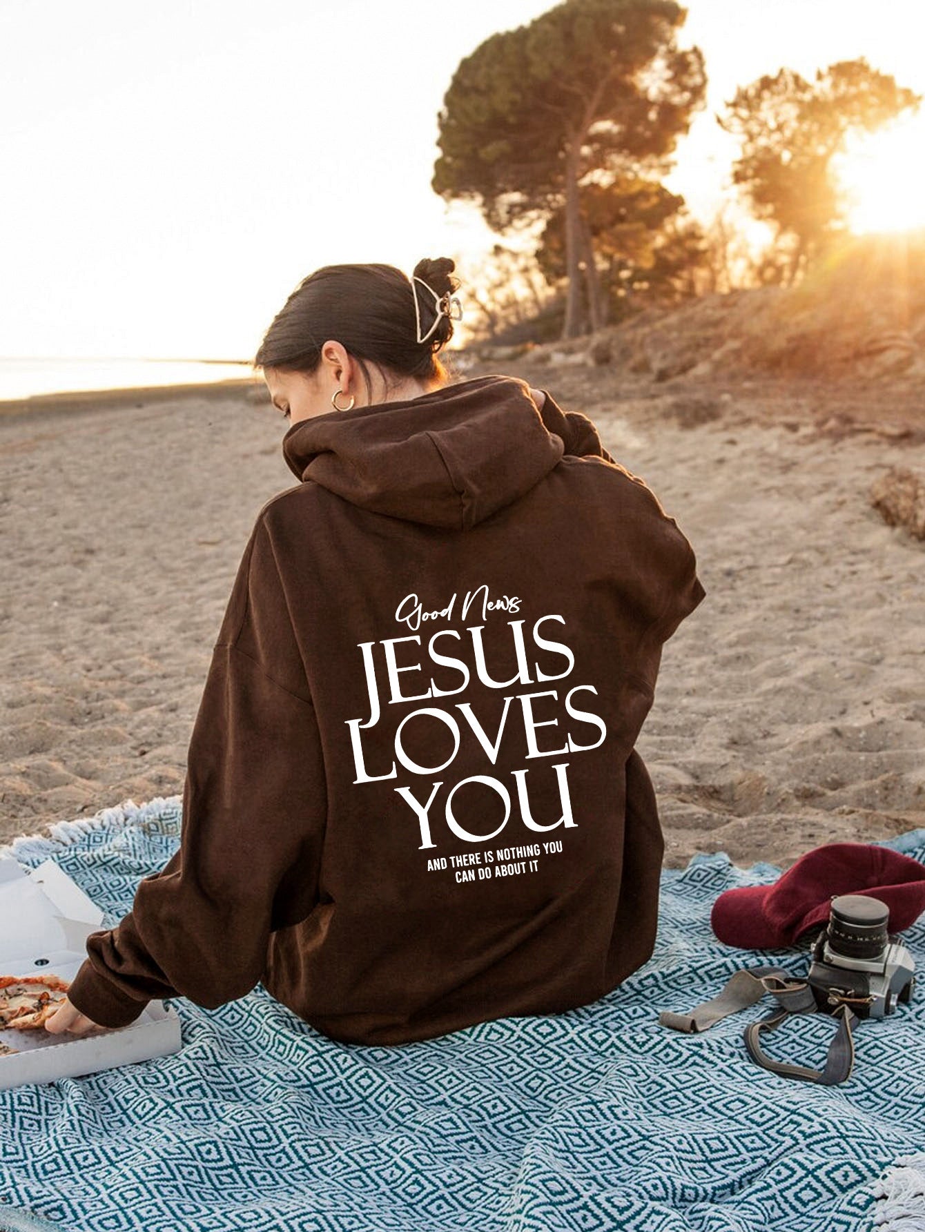 Jesus Loves You Hoodie Sweatshirt Pullover
