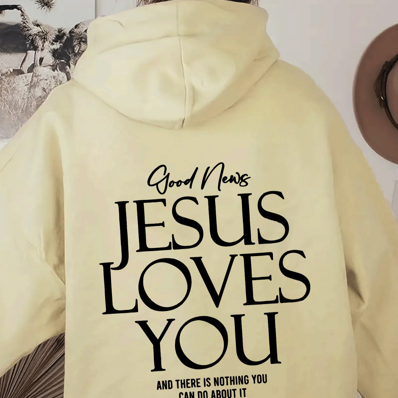 Jesus Loves You Hoodie Sweatshirt Pullover
