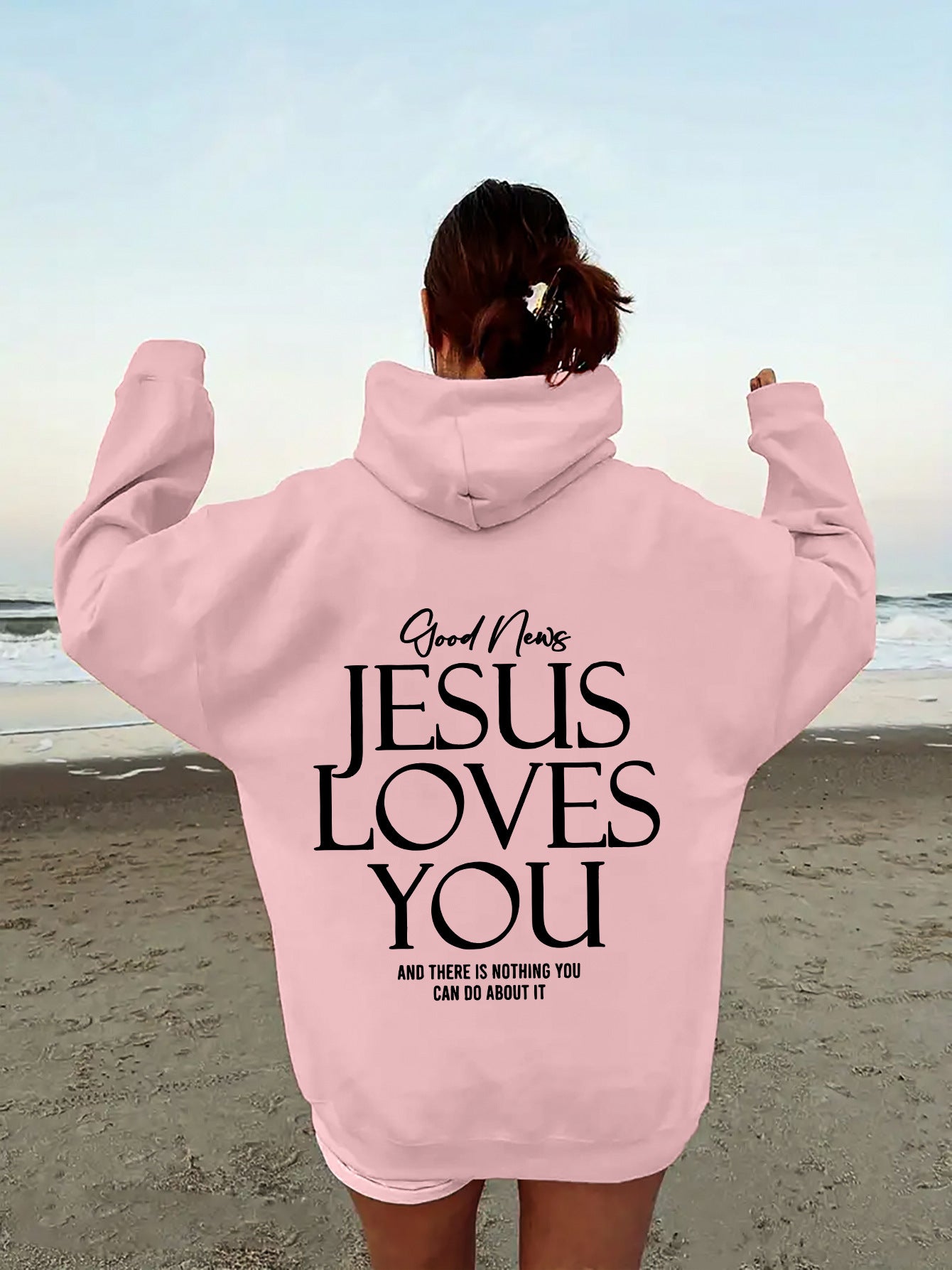 Jesus Loves You Hoodie Sweatshirt Pullover
