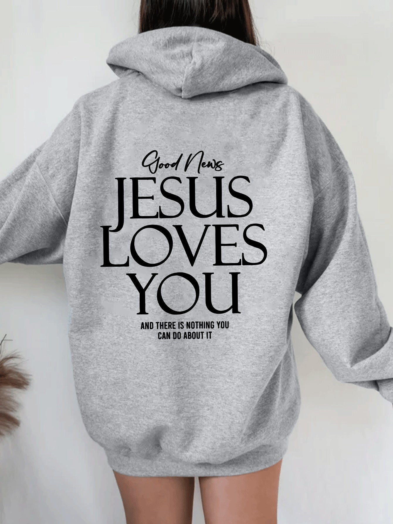 Jesus Loves You Hoodie Sweatshirt Pullover