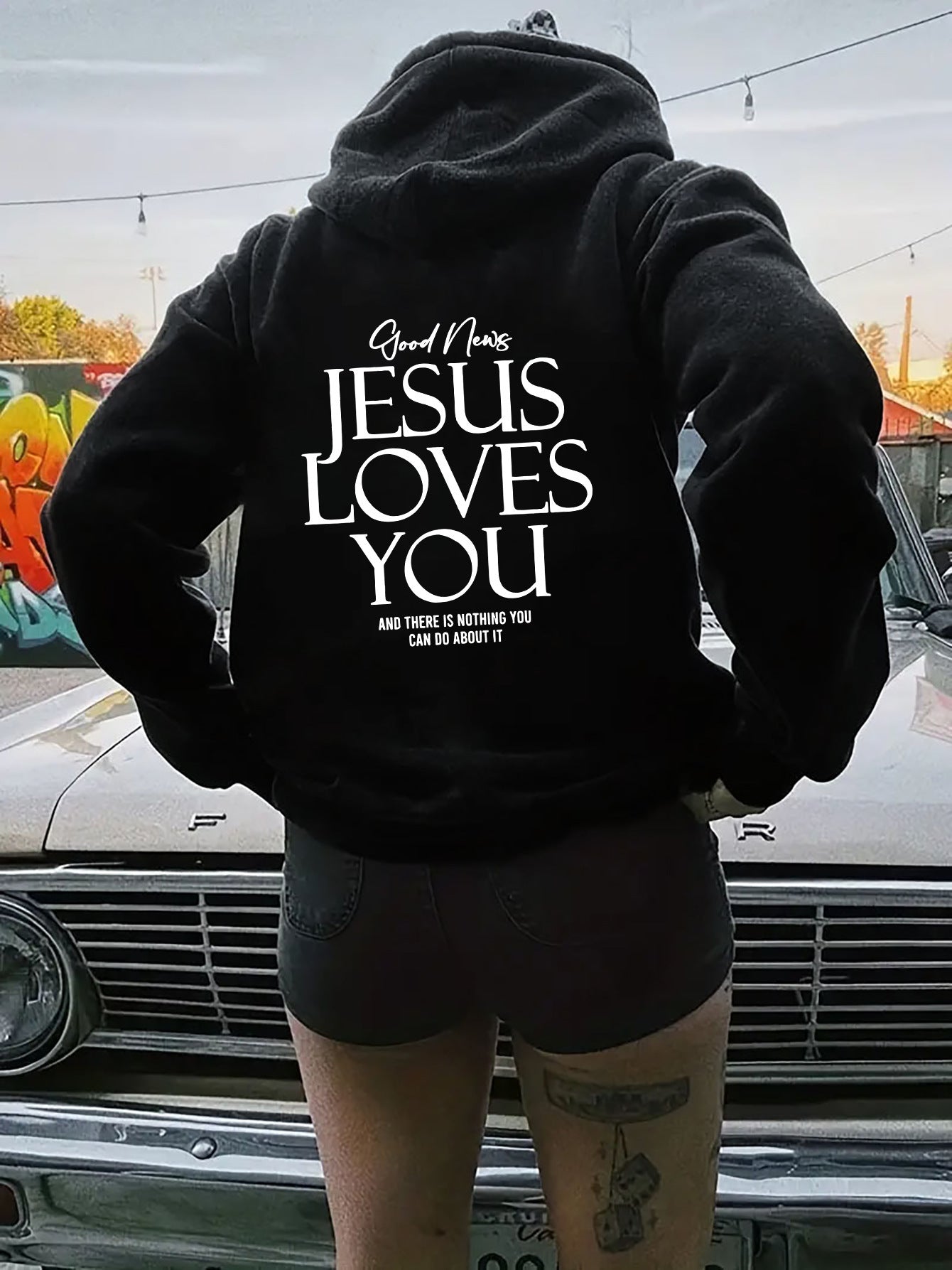 Jesus Loves You Hoodie Sweatshirt Pullover