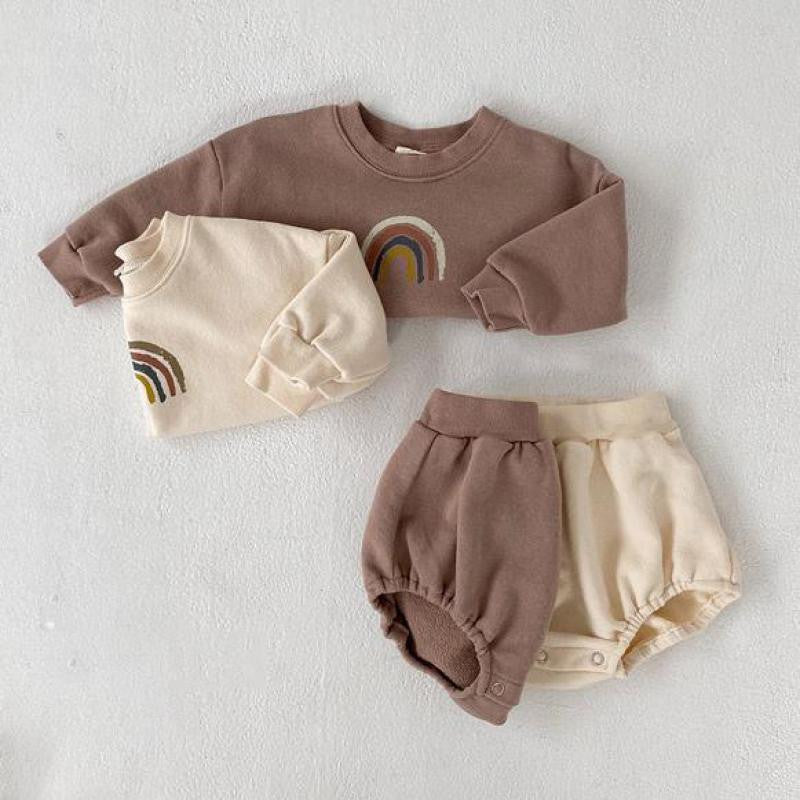 Kids Rainbow Pull-Over & Joggers