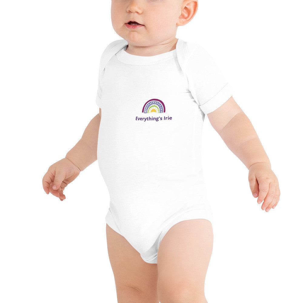 'Everything's Irie' Baby short sleeve one piece