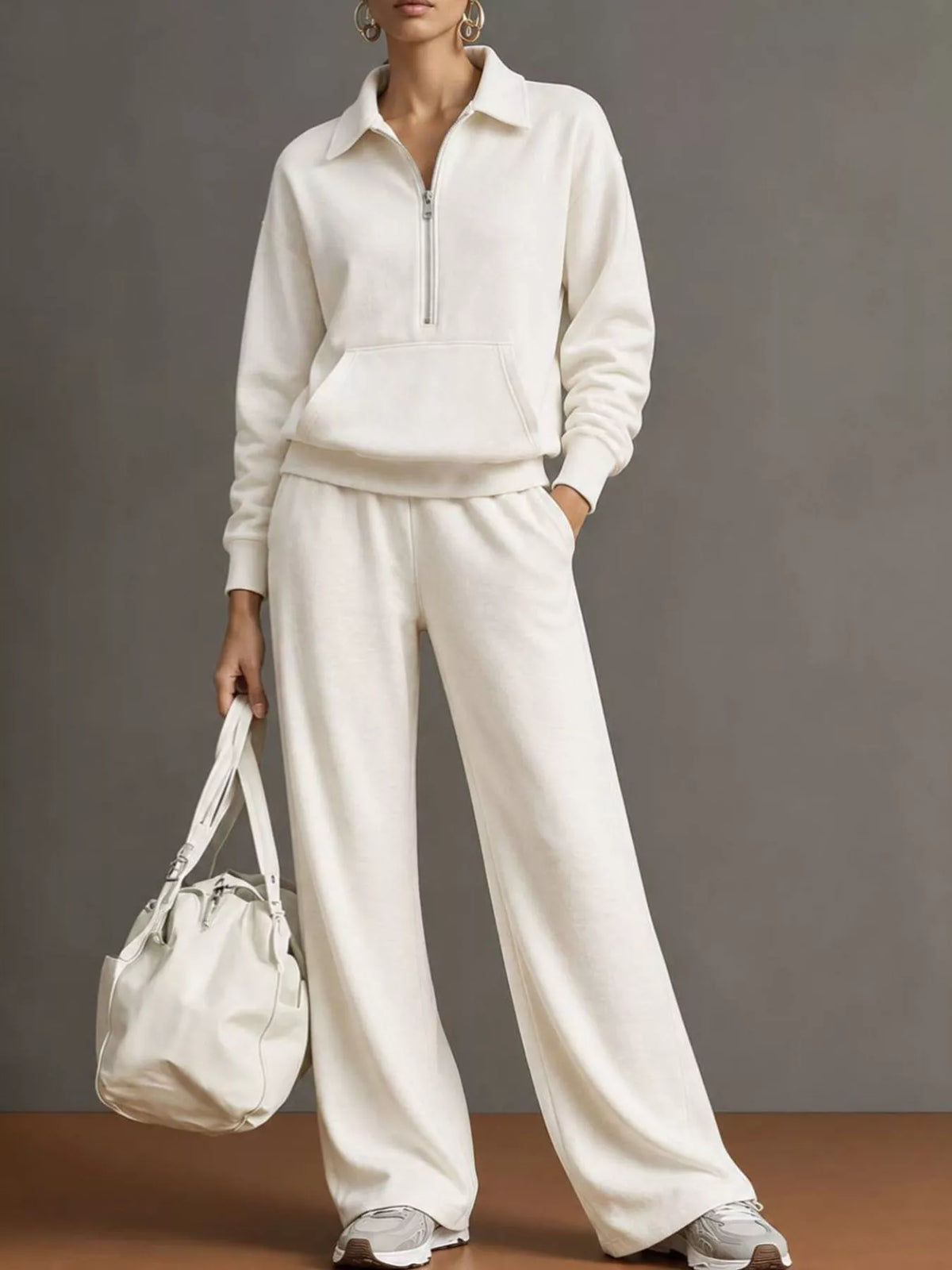 Half Zip Top and Pants Set by Shop Irie Girl