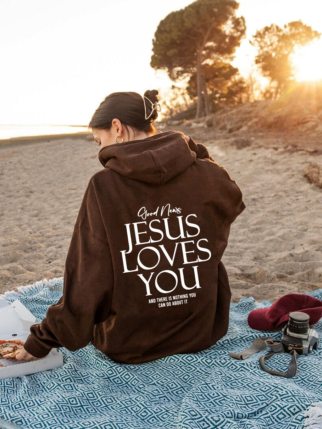 Jesus Loves You Hoodie Sweatshirt Pullover