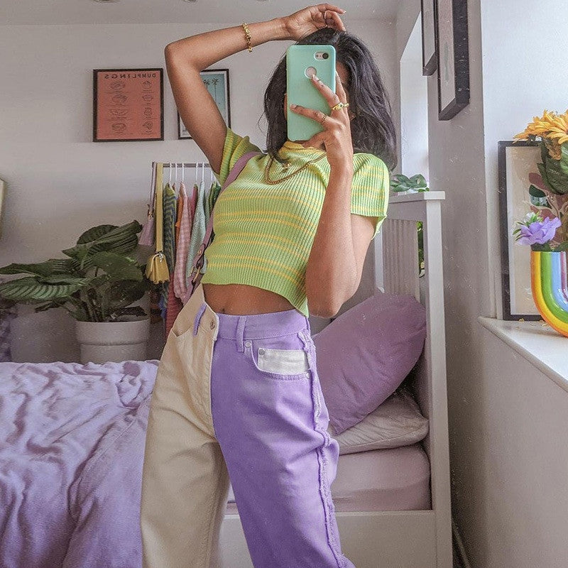 Two-Faced Denim Jeans