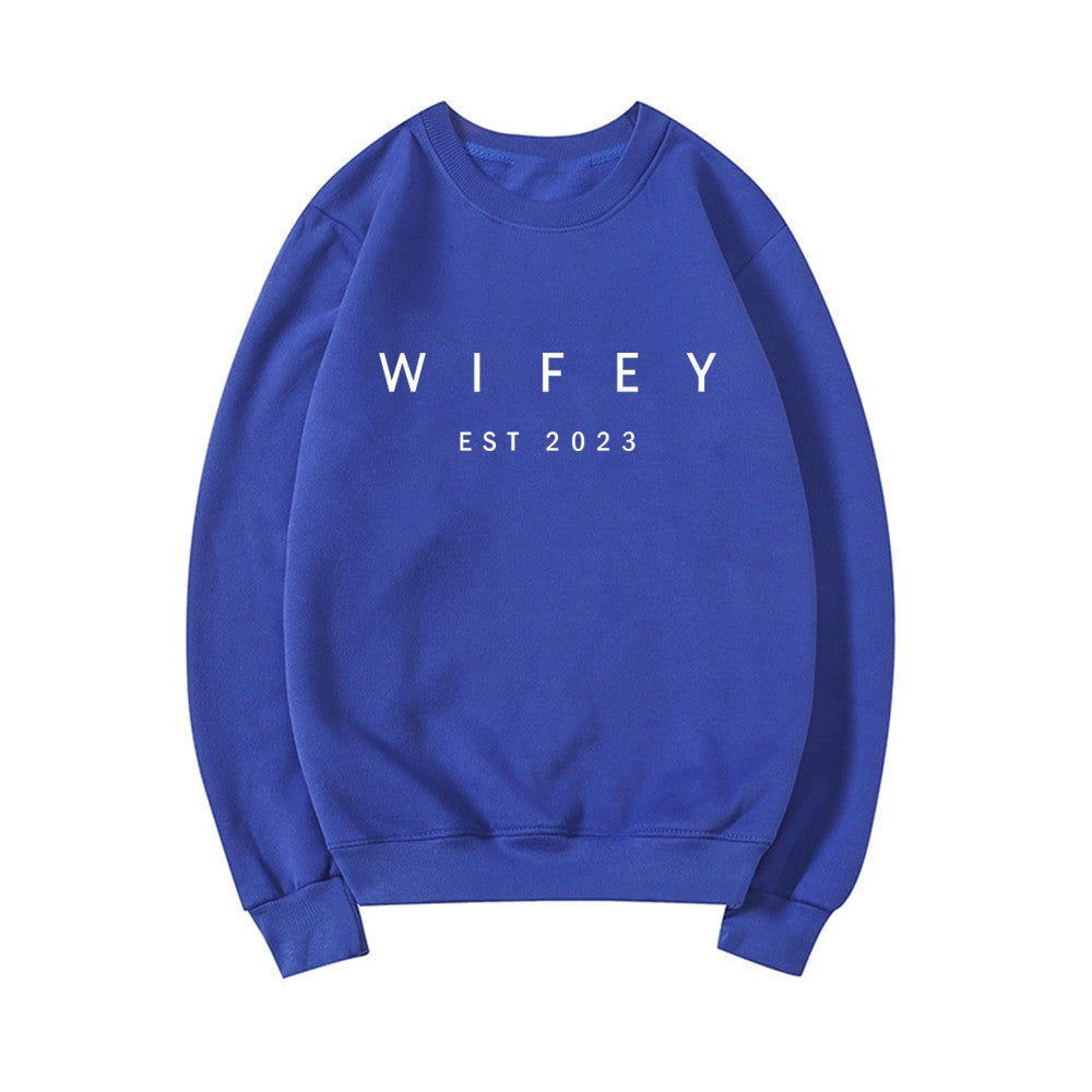 Wifey EST 2023 Sweatshirt