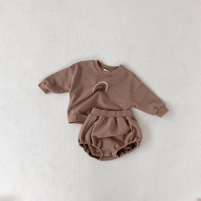 Kids Rainbow Pull-Over & Joggers