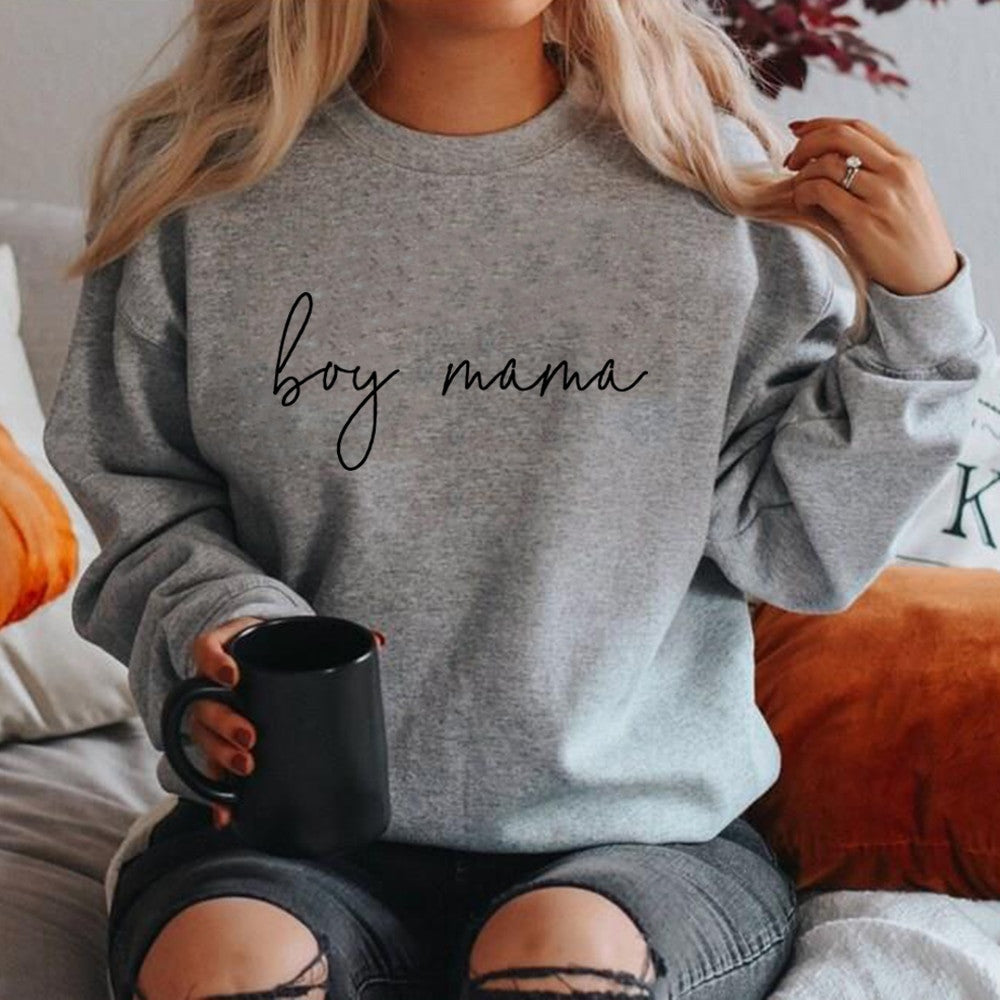 Boy mama online sweatshirt