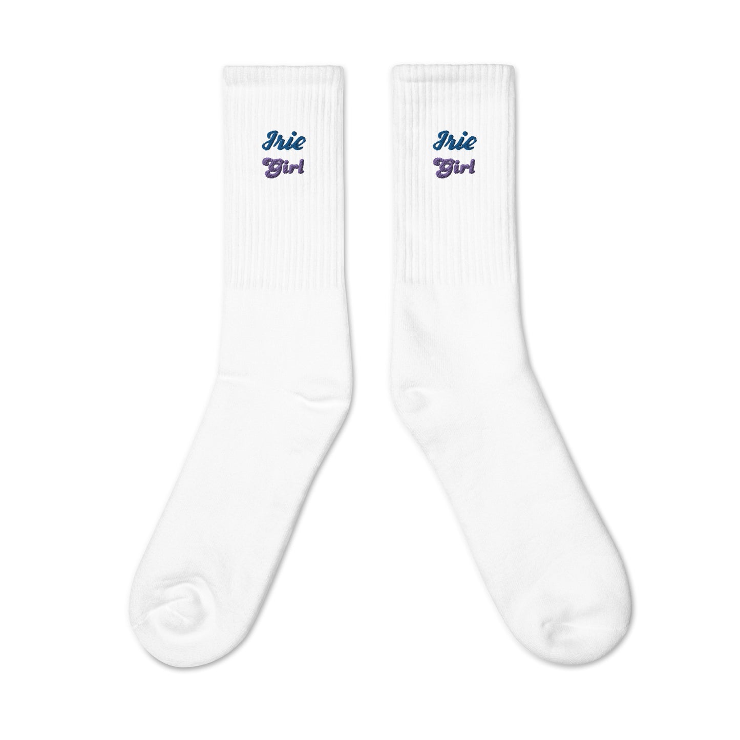 Irie Girl Embroidered socks