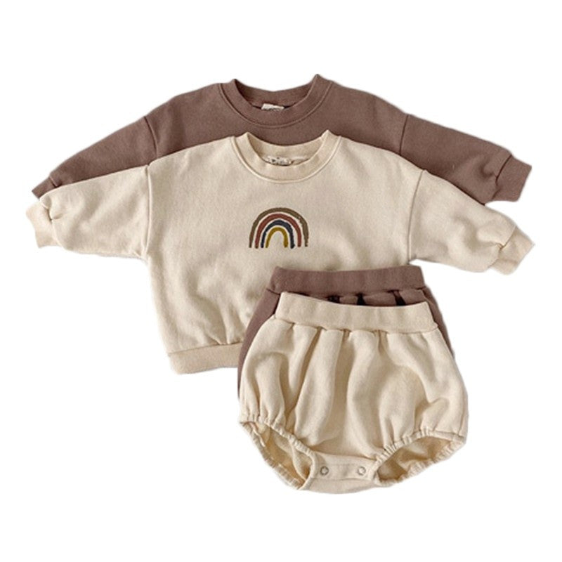 Kids Rainbow Pull-Over & Joggers