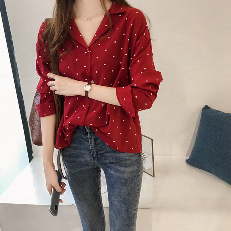 Polka Dot Blouse