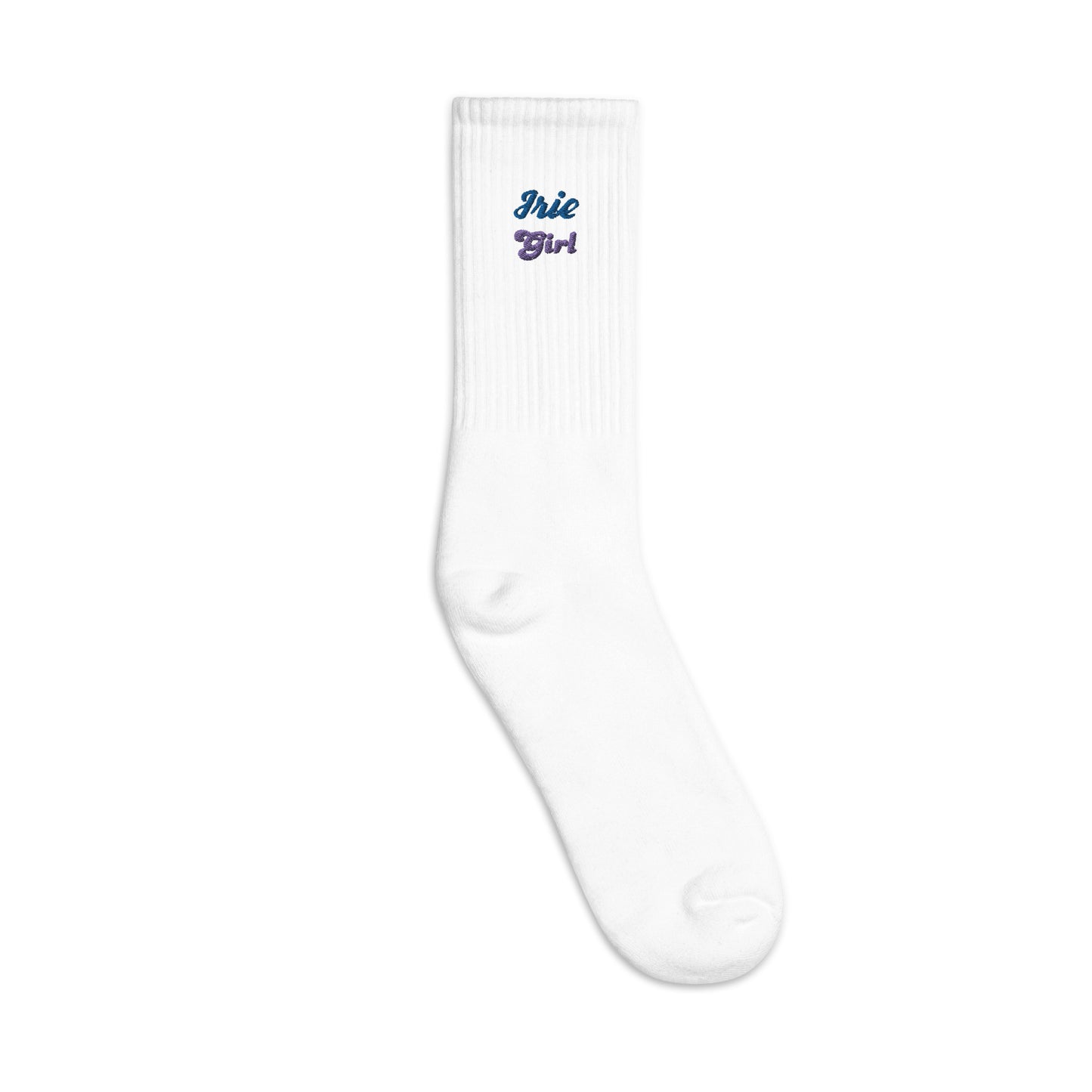 Irie Girl Embroidered socks