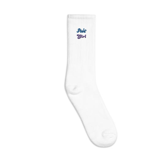 Irie Girl Embroidered socks