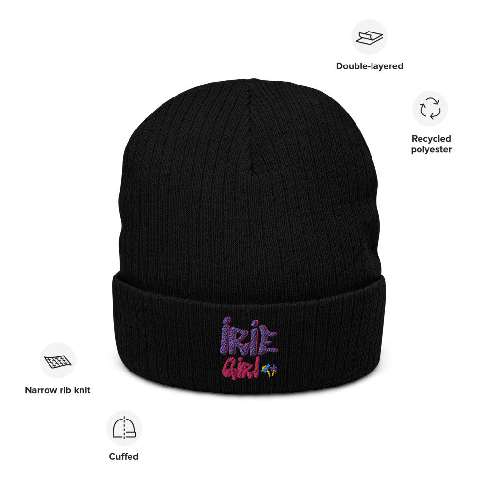 Irie Girl Recycled cuffed beanie