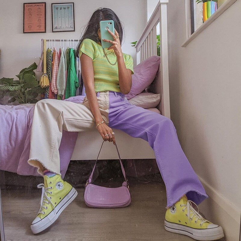 Two-Faced Denim Jeans