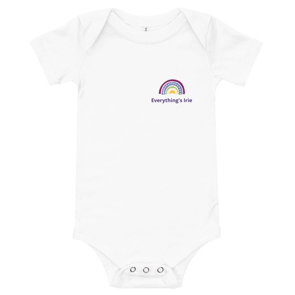 'Everything's Irie' Baby short sleeve one piece