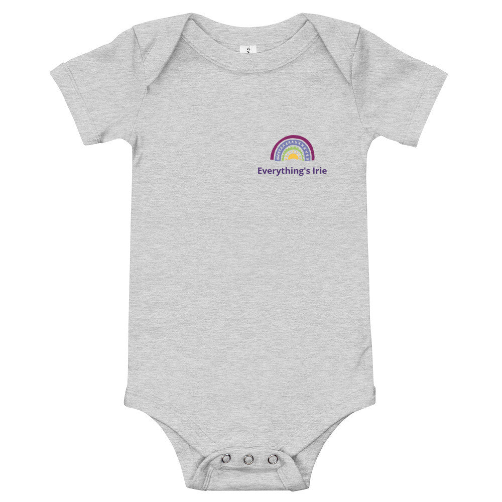 'Everything's Irie' Baby short sleeve one piece